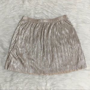 BCBGENERATION Gold Mini Skirt